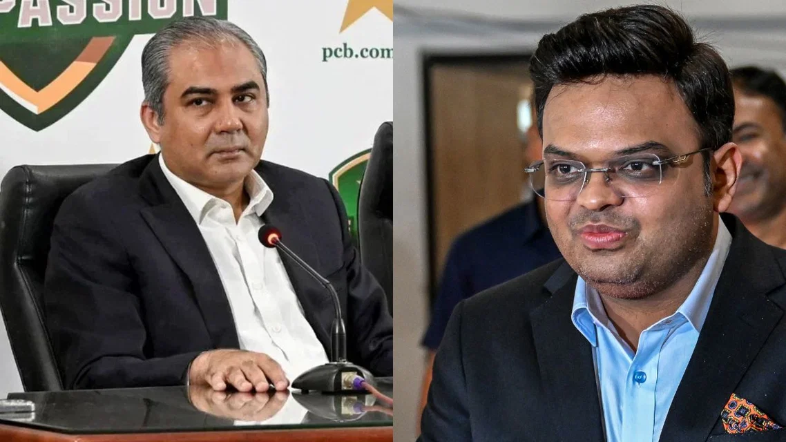 Mohsin Naqvi and Jay Shah (Source: AFP)