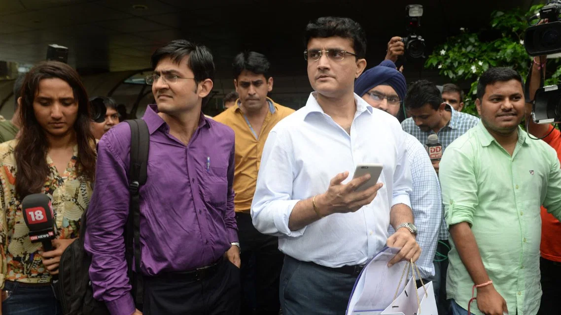 Sourav Ganguly. [Source - AFP]