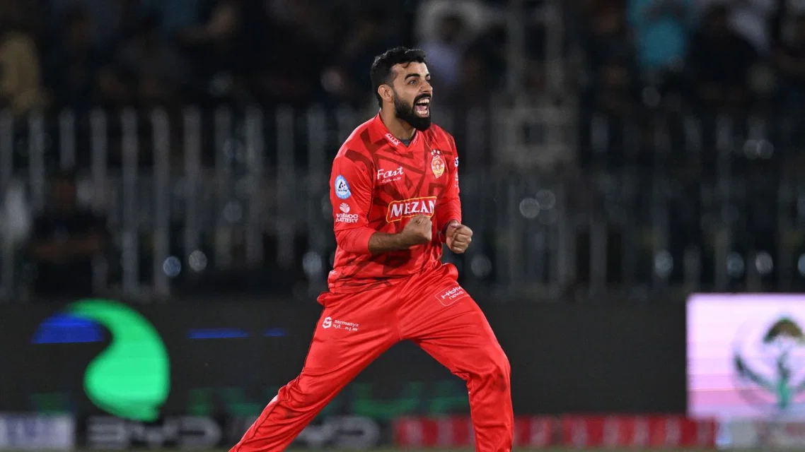 Shadab Khan. [Source - AFP]
