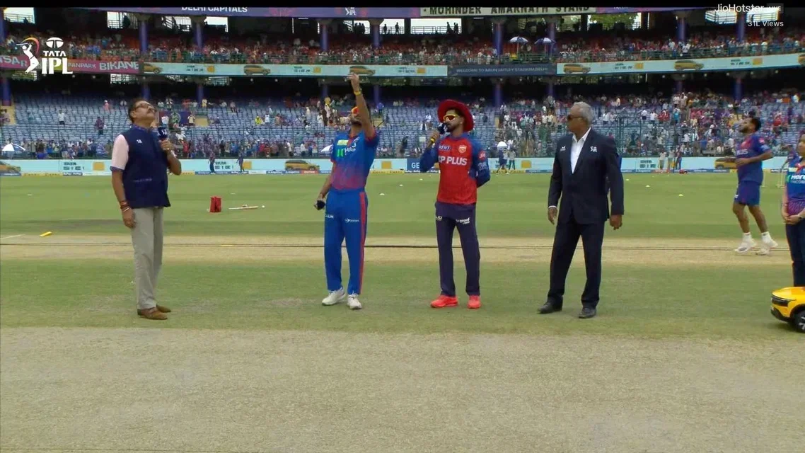 DC vs PBKS Toss, Axar Patel, Shreyas Iyer. Image Credits: JioStar