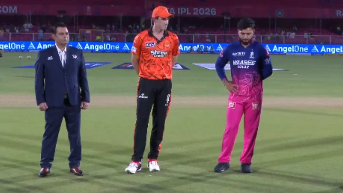 SRH vs RR Toss - (Source: ScreenGrab/Hotstar)