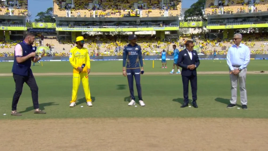CSK vs GT Toss, Ruturaj Gaikwad, Shubman Gill. Image Credits: JioHotStar