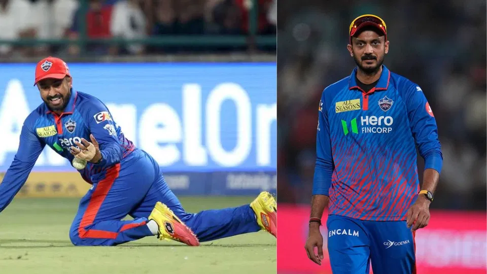 करुण नायर और अक्षर पटेल (स्रोत: एक्स और एपी)