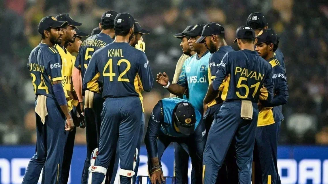 Sri Lanka players [Source: AFP]