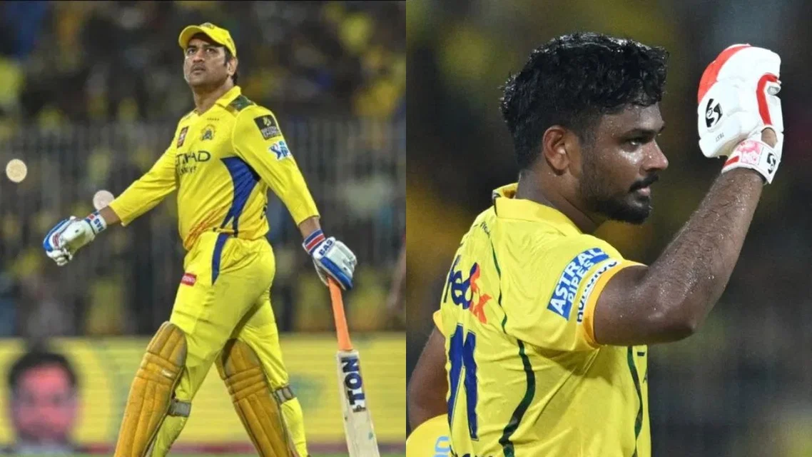 MS Dhoni and Sanju Samson [Source: AFP]