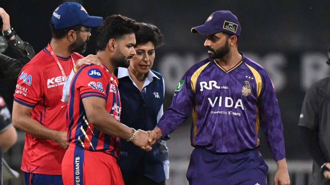 Rishabh Pant reacts after loss vs KKR [Source: AP]