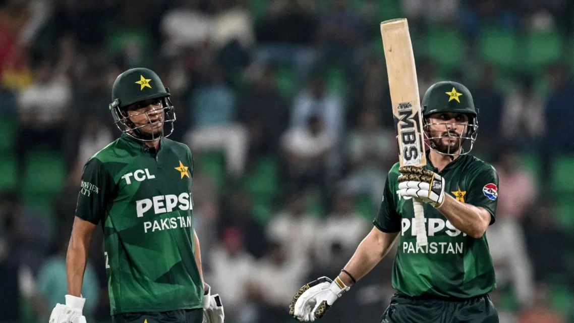 Pakistan batters [Source: AFP]