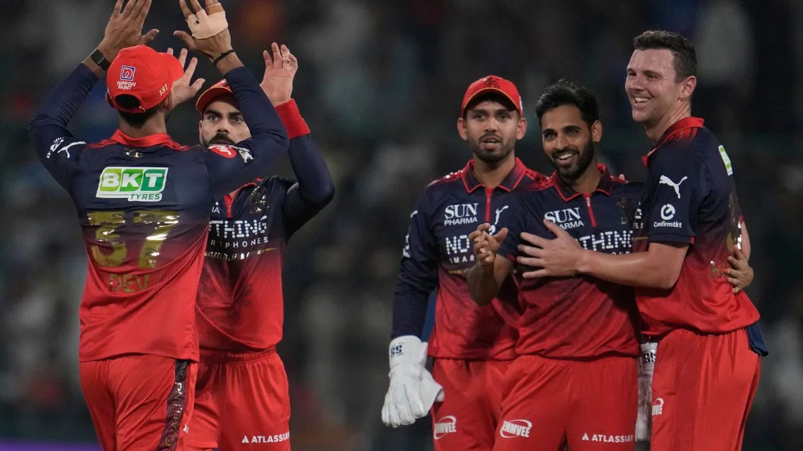 RCB demolished DC in Delhi in Match 39 of IPL 2026. PC- AP