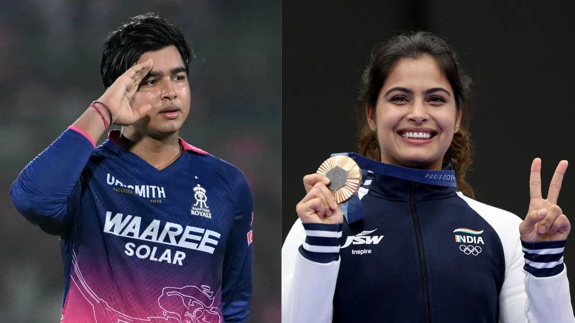 &nbsp;Manu Bhaker-Vaibhav Sooryavanshi Controversy (Source: AFP)