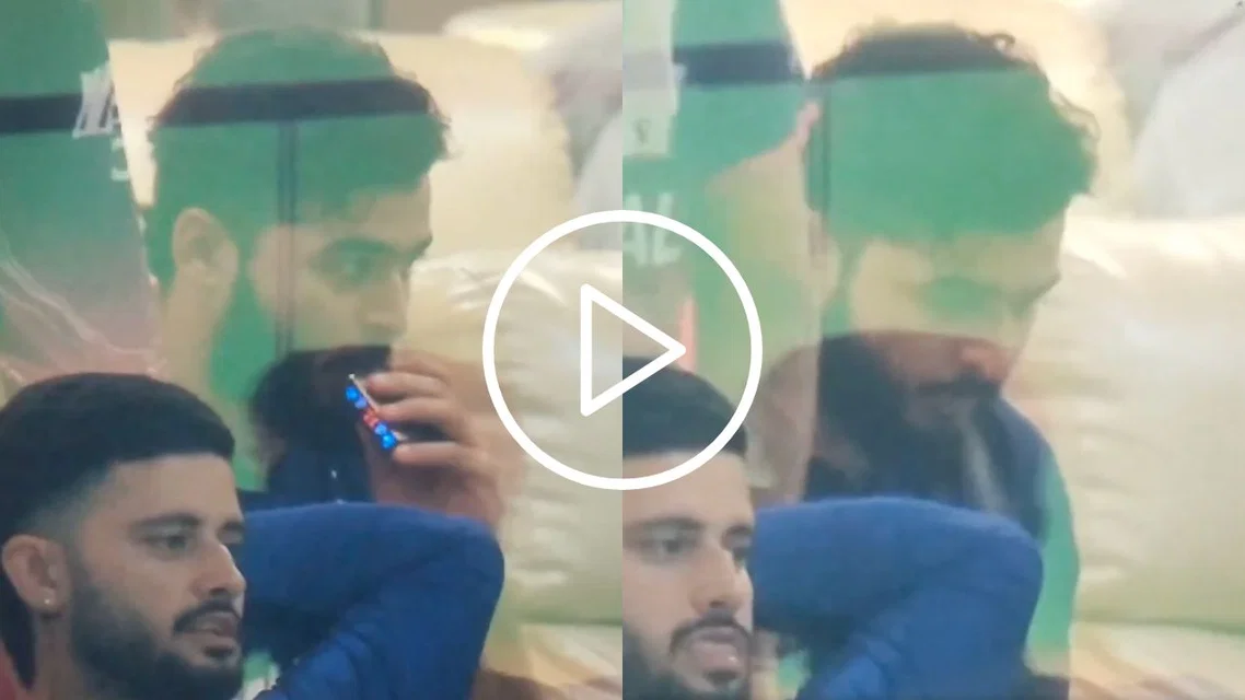 Riyan Parag caught smoking - (Source: ScreenGrab/X)