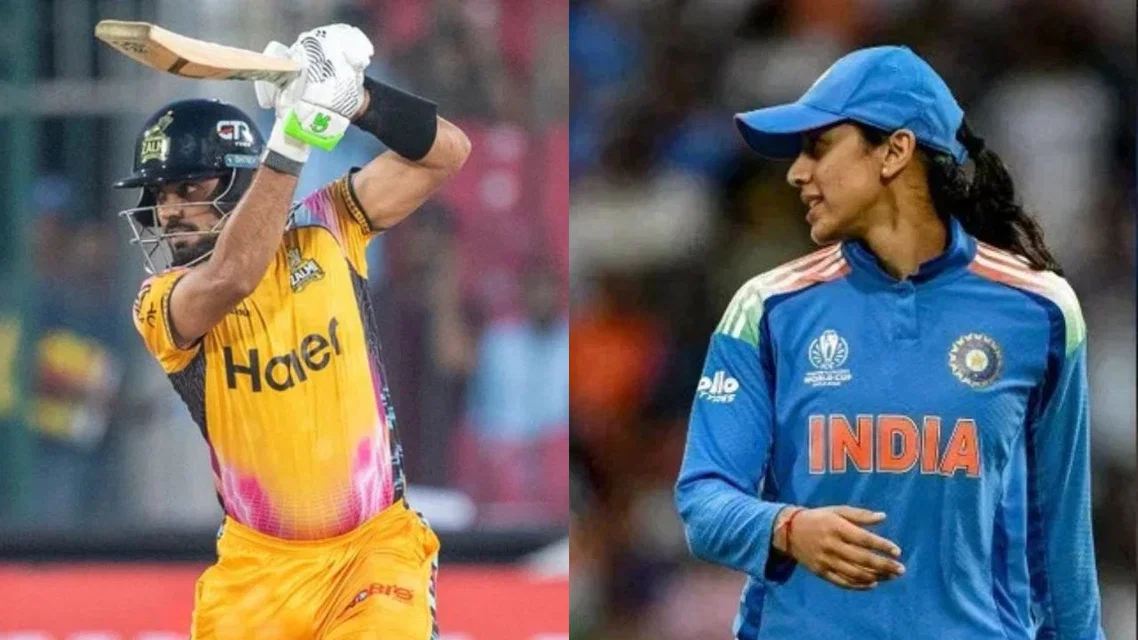 Babar Azam and Smriti Mandhana [Source: AFP]