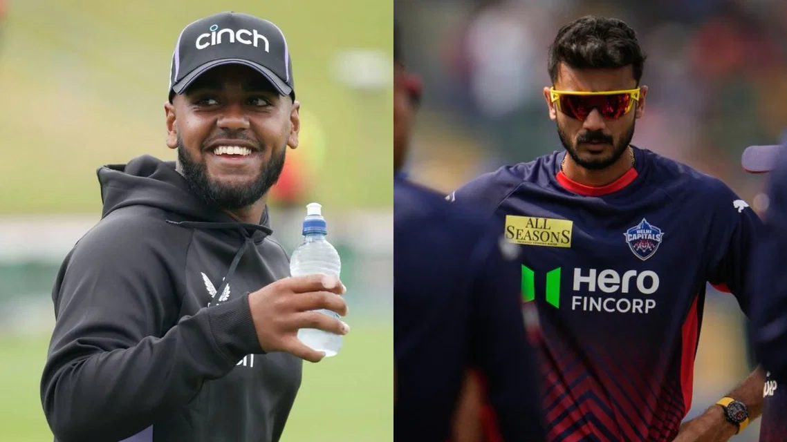 Rehan Ahmed and Axar Patel [Source: AFP and AP]