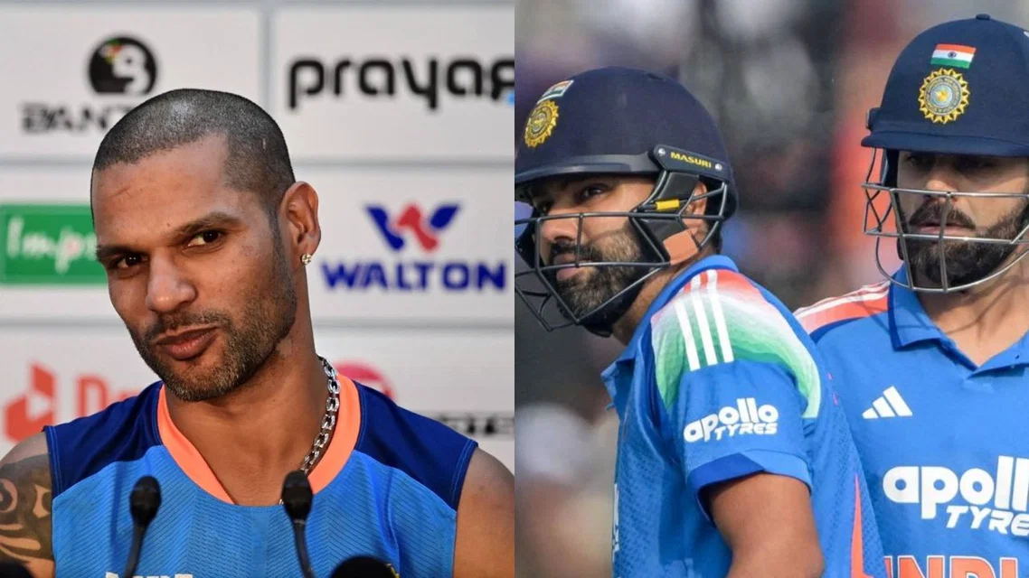 Shikhar Dhawan Virat Kohli Rohit Sharma. Image Credits: AFP