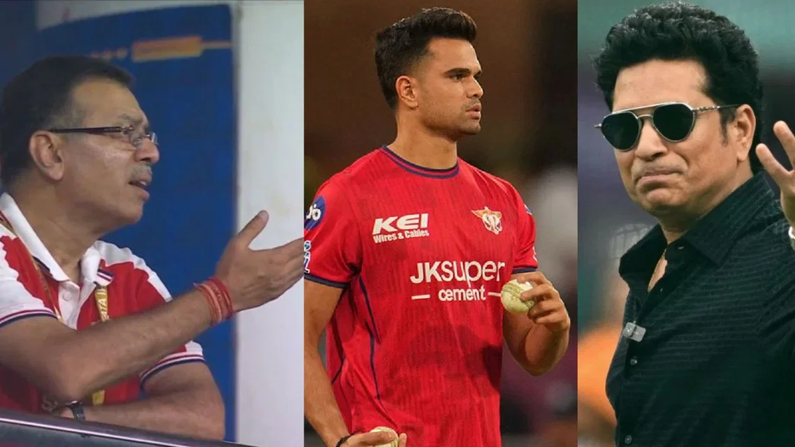 Sanjiv Goenka , Arjun Tendulkar and Sachin Tendulkar (Source: AFP and AP)