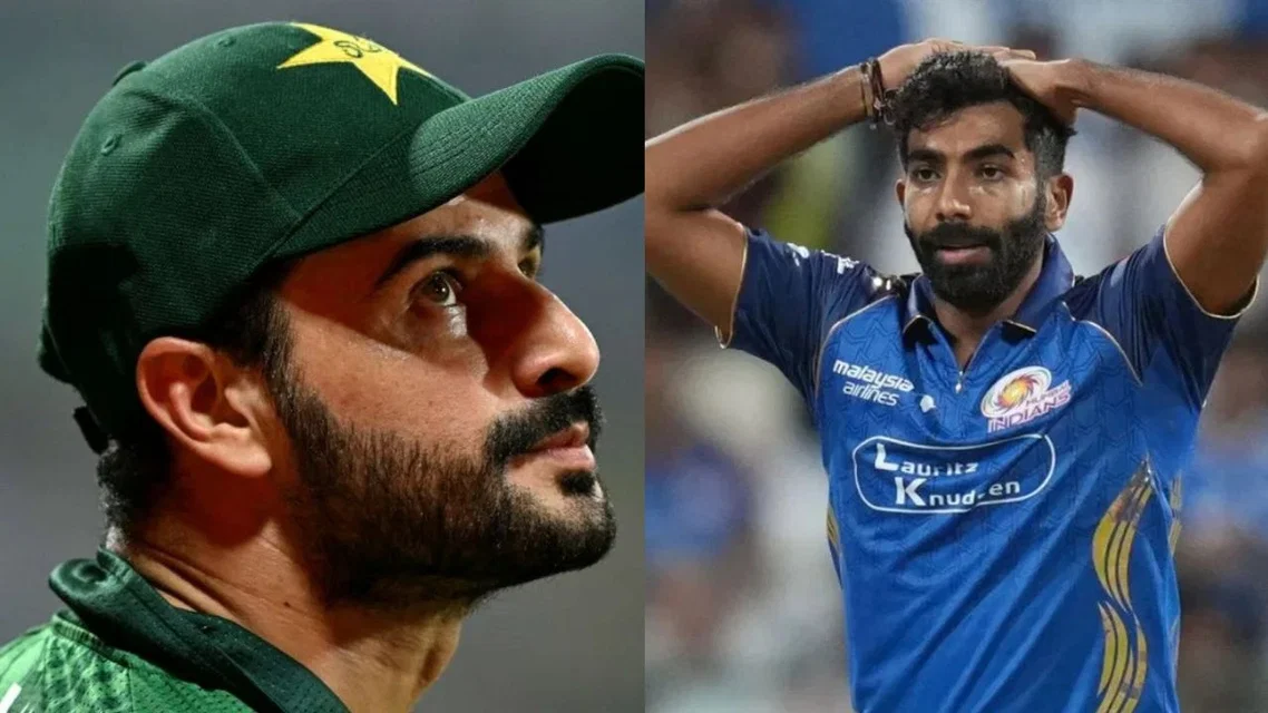 Sahibzada Farhan and Jasprit Bumrah [Source: AFP]