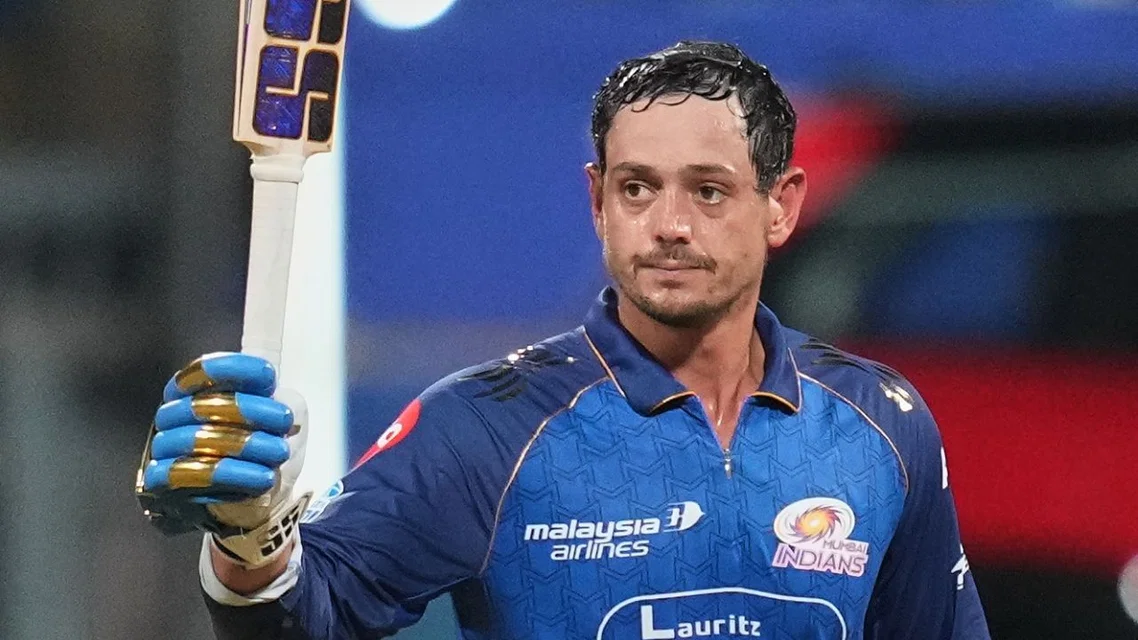 Quinton de Kock misses MI vs SRH [Source: AP]