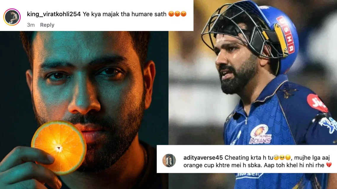 Fans Disappointed As Rohit Sharma Misses SRH Game [Source: IG, AFP]