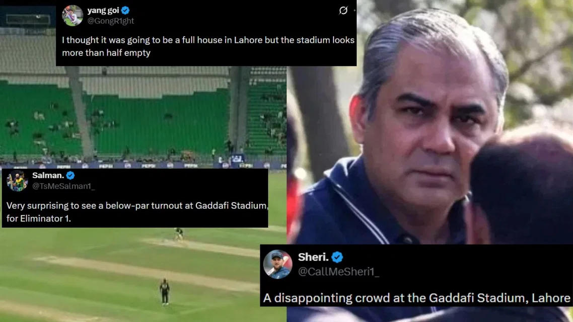 Fans slam low crowd turnout in PSL 2026 [Source: screengrab and AFP]