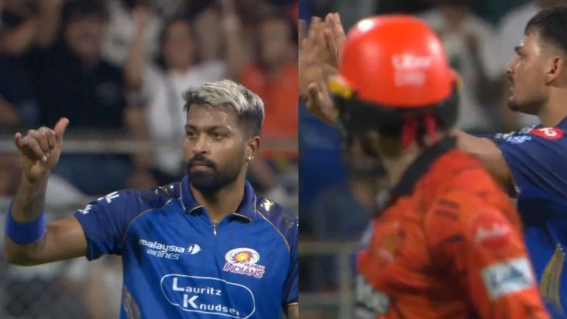 Hardik Pandya and Abhishek Sharma - (Source: ScreenGrab/Hotstar)