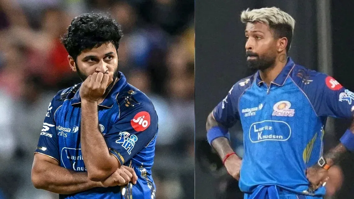 Shardul Thakur and Hardik Pandya (Source: AFP)