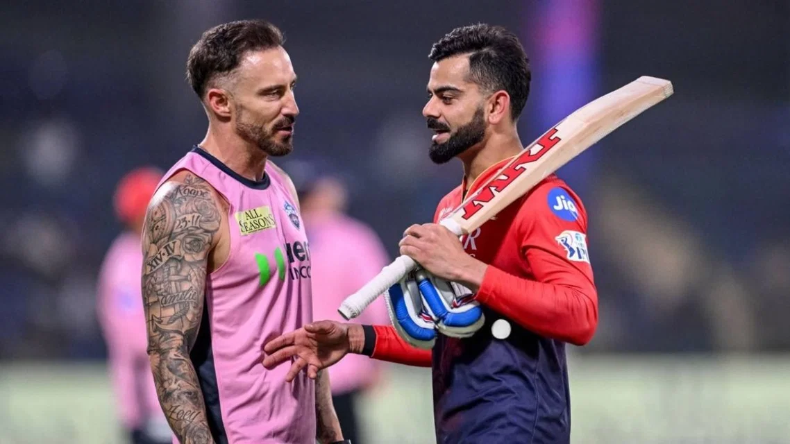 Faf du Plessis and Virat Kohli [Image Credits- AFP]