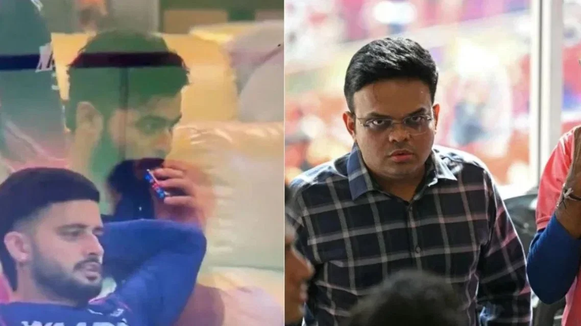 Riyan Parag and Jay Shah [Image Credits: X/AFP]