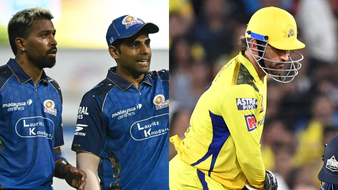 MI vs CSK Head to Head Records for IPL match [Source: AFP]