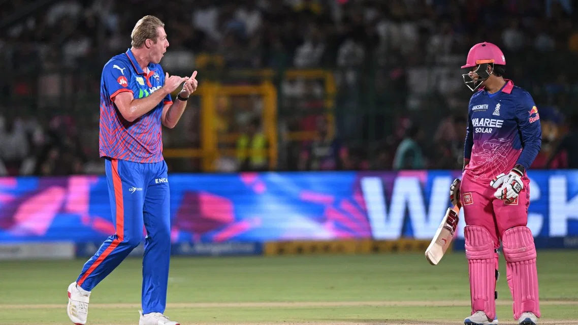 Kyle Jamieson's send-off for Vaibhav Sooryavanshi [Source: AP]