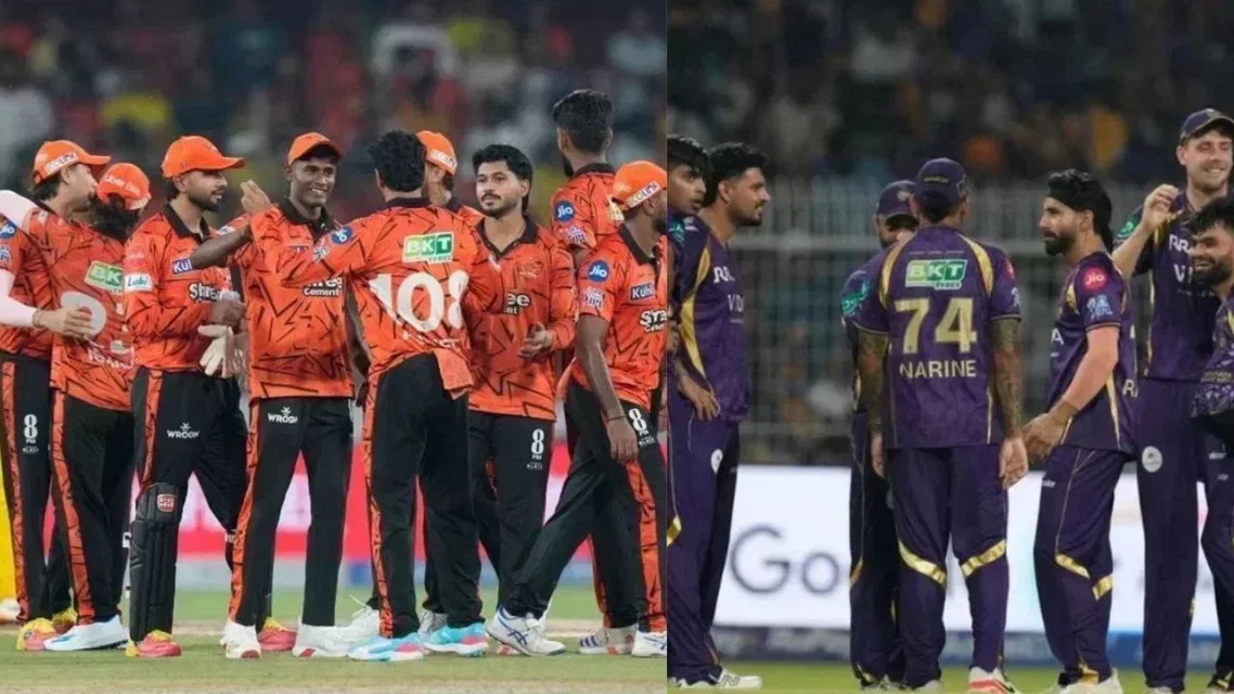 SRH vs KKR Head To Head Records (Source: AP and AFP)