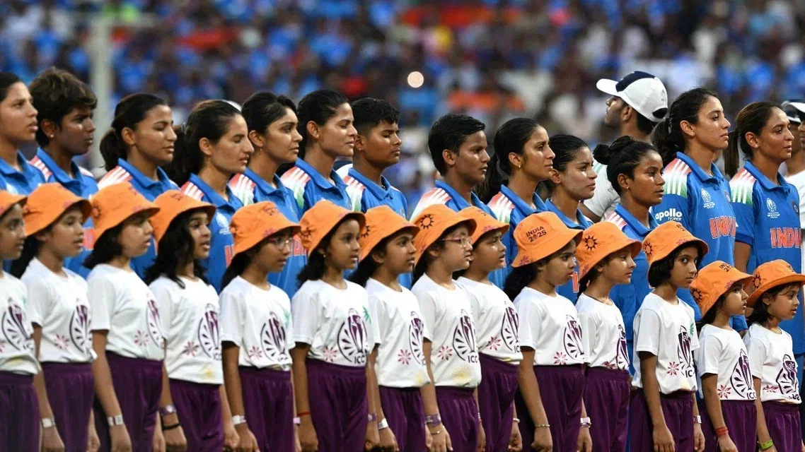 India Women's team [Source: AFP]