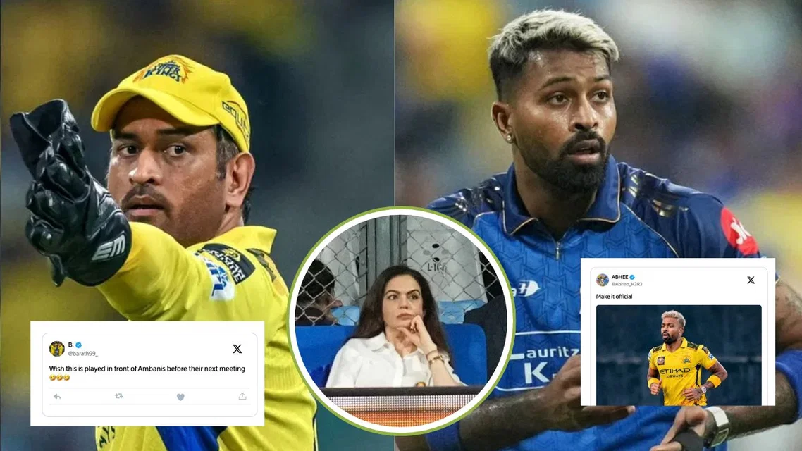 MS Dhoni and Hardik Pandya (Source: AFP, AP and X)