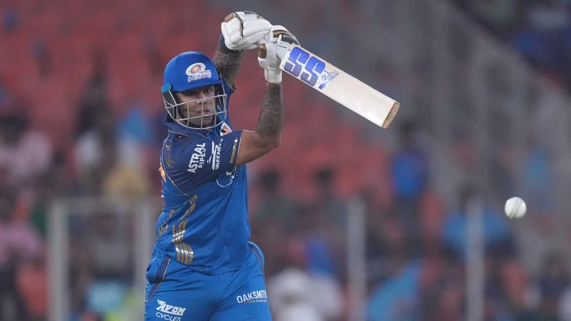 Suryakumar Yadav in action [Source: AP]