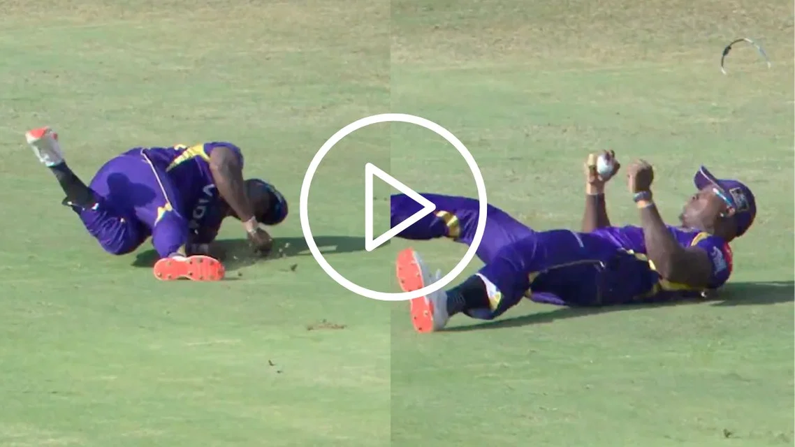 Powell takes a risky catch to dismiss Klaasen [Source: Screengrab/JioHotstar]
