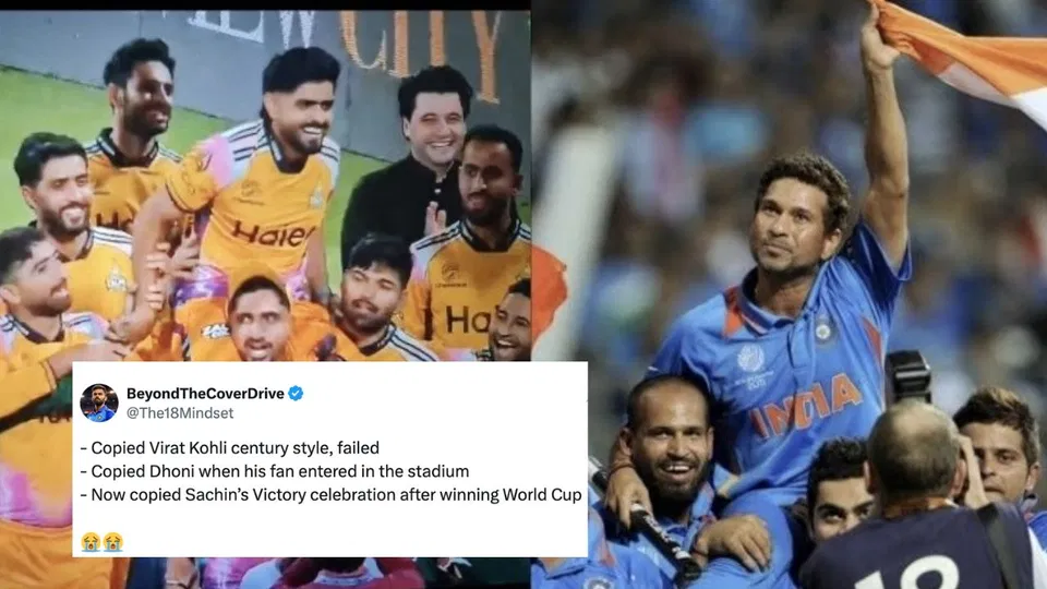 Babar Azam Lifted Like Sachin Tendulkar After PSL Win, Fans Launch ...