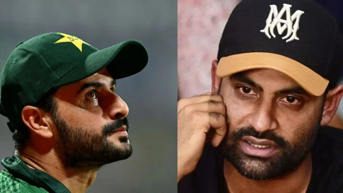 Sahibzada Farhan and Tamim Iqbal (Source: AFP)