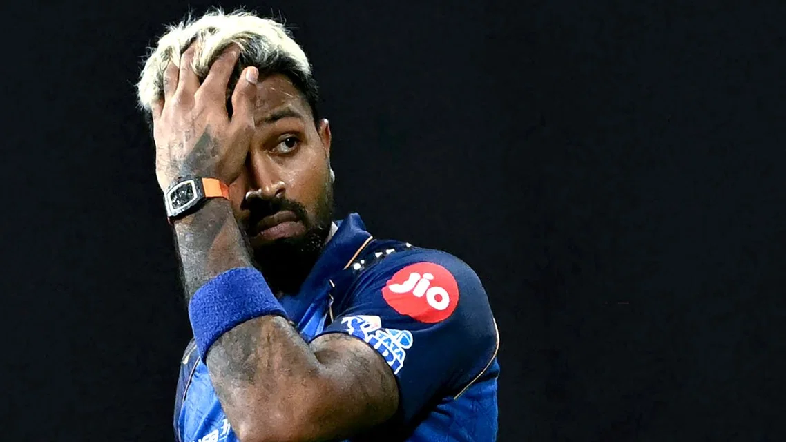 Hardik Pandya MI vs LSG (AFP)