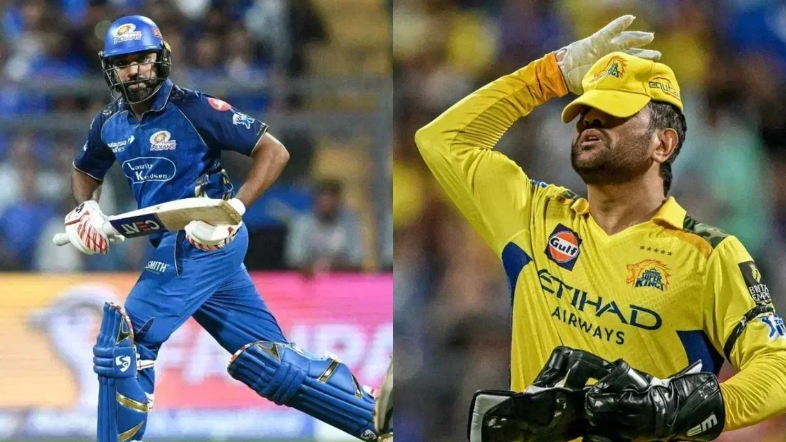 Rohit Sharma and MS Dhoni [Source: AFP]