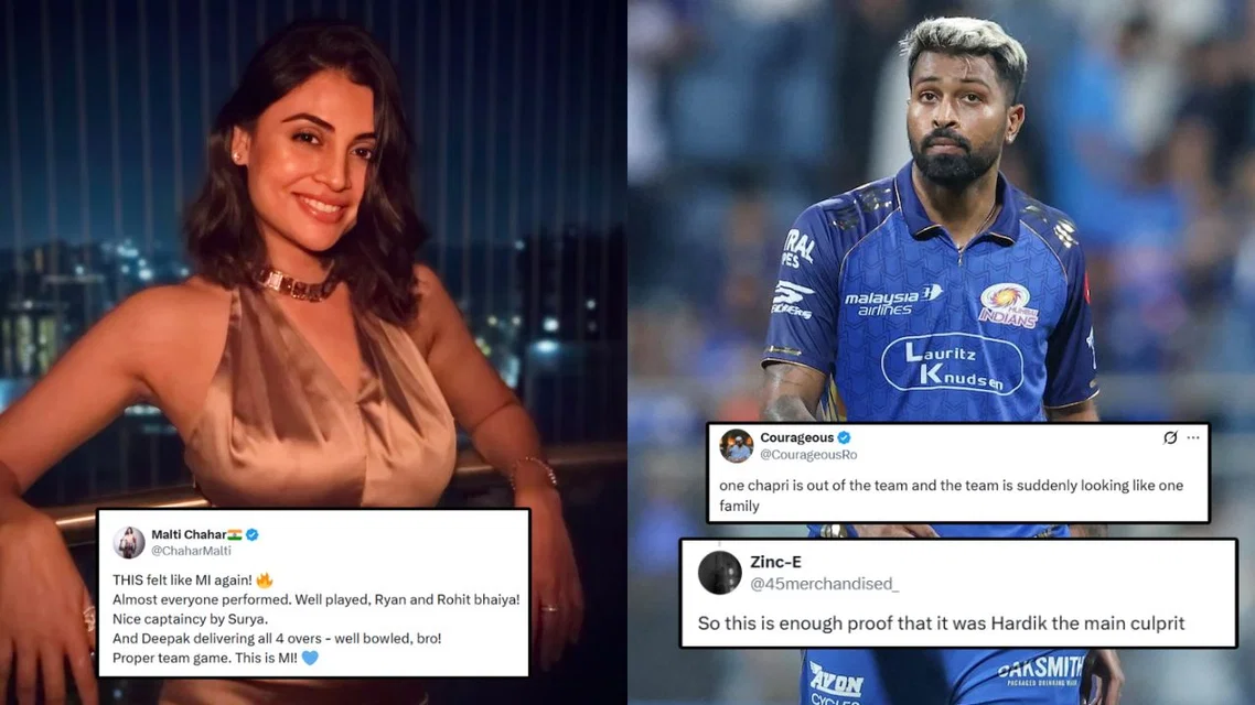 Malti Chahar roasts Hardik Pandya [Source: Instagram, X and Screengrabs]
