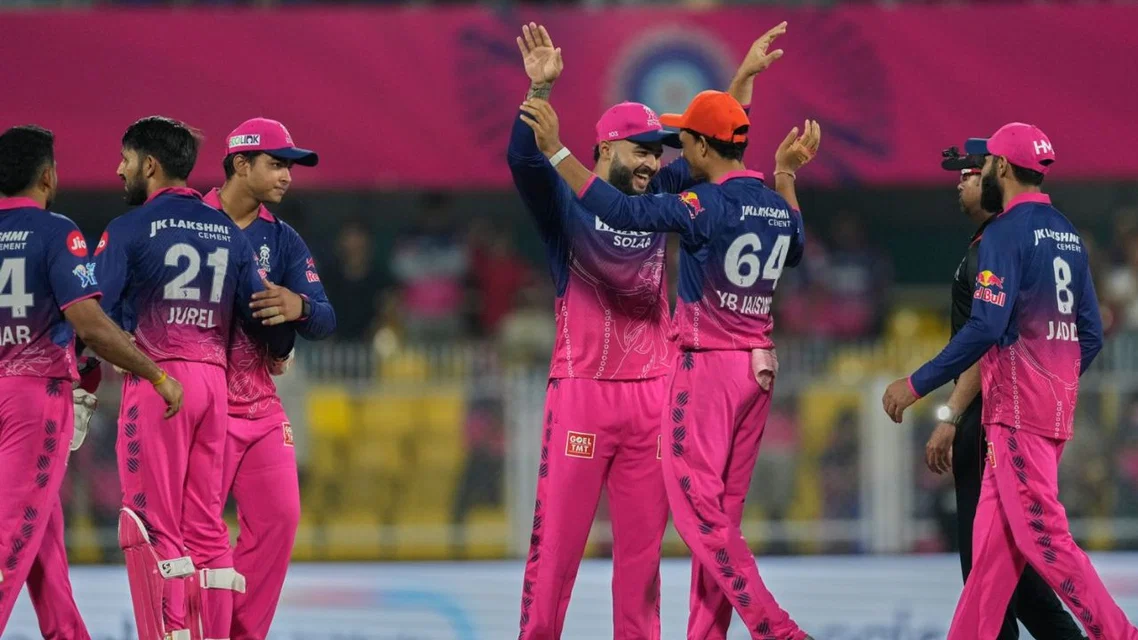 Rajasthan Royals Cricket team [Source: AFP]