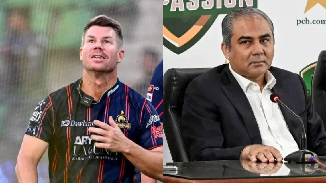 David Warner openly questions PCB [Source: AFP]