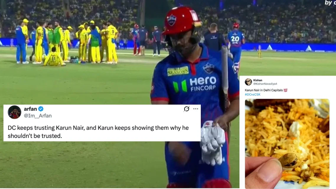 Karun Nair trolled for failure in IPL 2026 [Source: X]