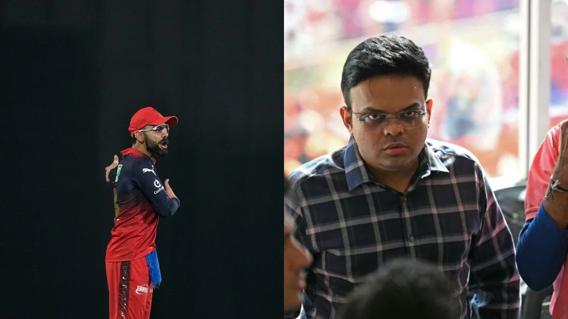 Virat Kohli Jay Shah for RCB, BCCI in IPL. Image Credits: AP/AFP