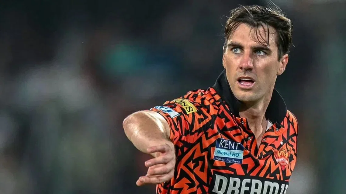 Pat Cummins playing for SRH [Source: AFP]