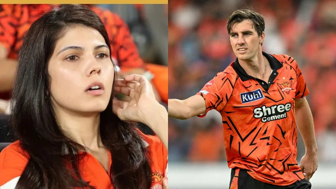 Kavya Maran Pat Cummins for SRH. Image Credits: X/AFP