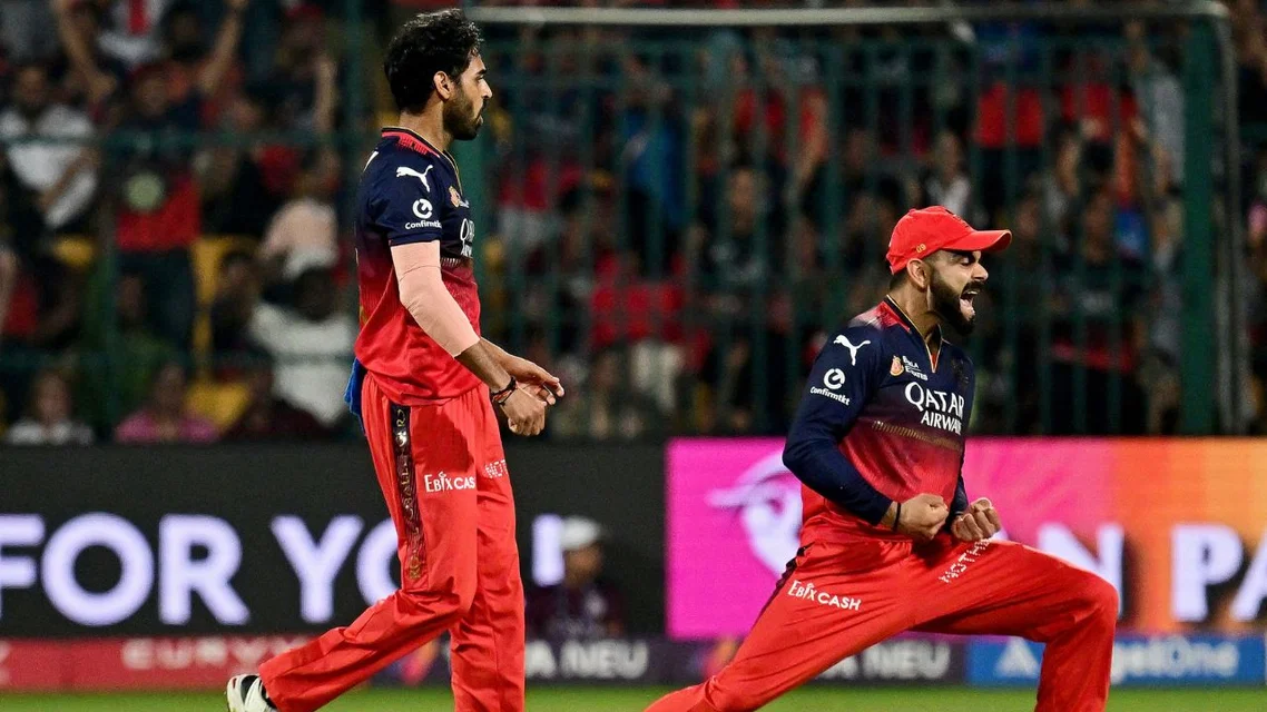 Virat Kohli praises Bhuvneshwar Kumar [Source: AFP]
