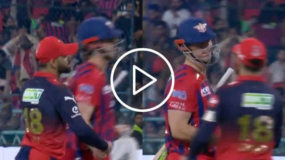 Virat Kohli shows respect to Mitchell Marsh [Source: X]
