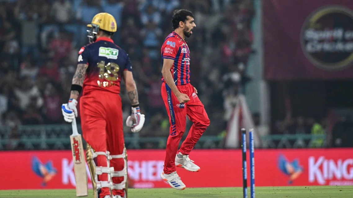 Prince Yadav cleaned up Virat Kohli for a duck [Source: AP]