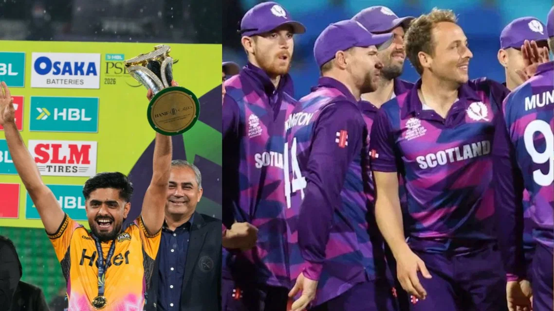 Babar Azam's friend joins Scotland's backroom staff. Credits- AFP/CricketopiaCom