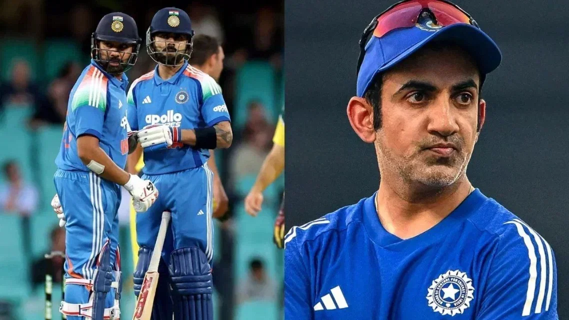 Virat Kohli, Rohit Sharma and Gautam Gambhir [Source: AFP]