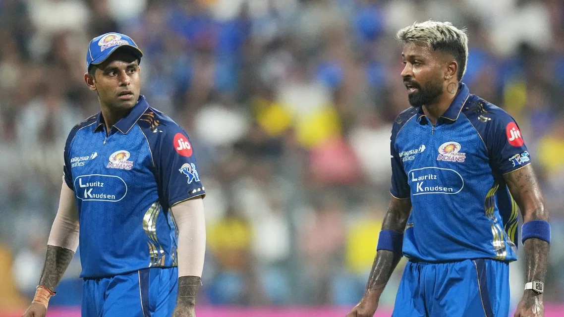 Hardik Pandya, Suryakumar Yadav are part of MI's leadership group. PC- AP